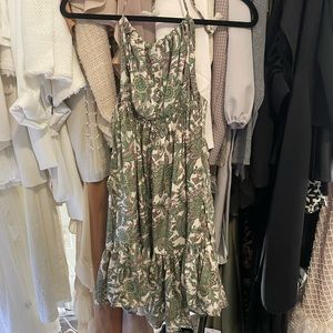 Green Paisley Type Dress